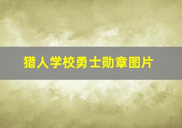 猎人学校勇士勋章图片