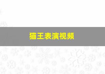 猫王表演视频