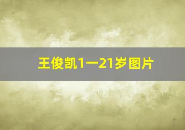 王俊凯1一21岁图片