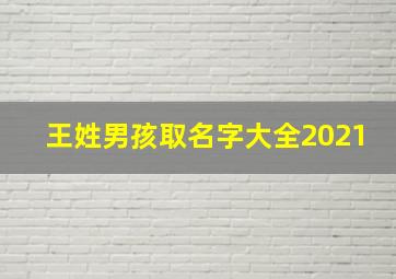 王姓男孩取名字大全2021