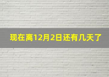 现在离12月2日还有几天了