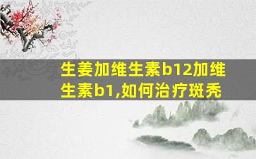 生姜加维生素b12加维生素b1,如何治疗斑秃