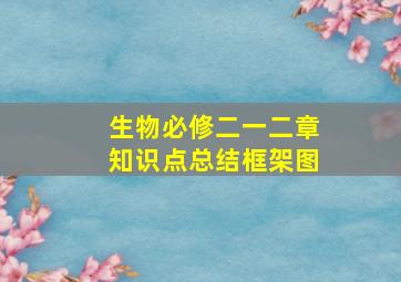 生物必修二一二章知识点总结框架图