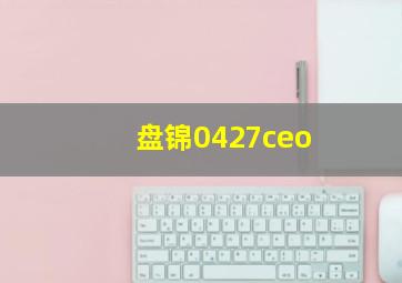 盘锦0427ceo