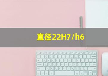 直径22H7/h6