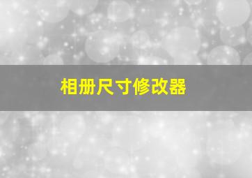 相册尺寸修改器