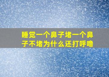 睡觉一个鼻子堵一个鼻子不堵为什么还打呼噜