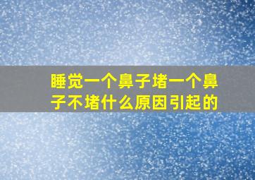 睡觉一个鼻子堵一个鼻子不堵什么原因引起的