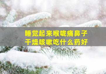 睡觉起来喉咙痛鼻子干燥咳嗽吃什么药好