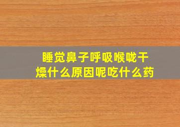 睡觉鼻子呼吸喉咙干燥什么原因呢吃什么药