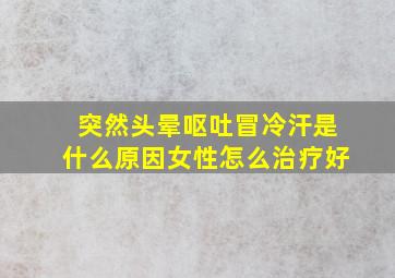 突然头晕呕吐冒冷汗是什么原因女性怎么治疗好