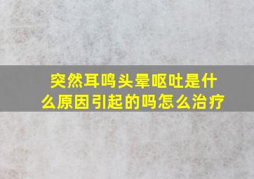 突然耳鸣头晕呕吐是什么原因引起的吗怎么治疗