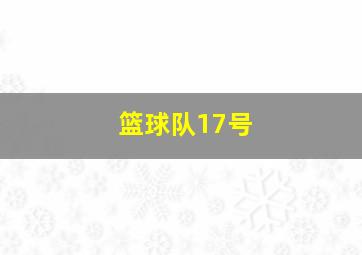 篮球队17号