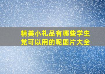 精美小礼品有哪些学生党可以用的呢图片大全