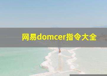 网易domcer指令大全