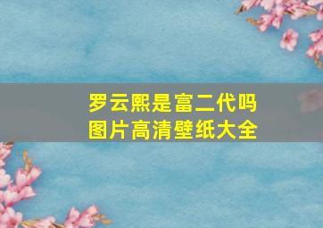 罗云熙是富二代吗图片高清壁纸大全