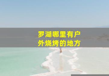 罗湖哪里有户外烧烤的地方