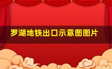 罗湖地铁出口示意图图片