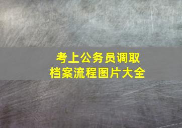 考上公务员调取档案流程图片大全