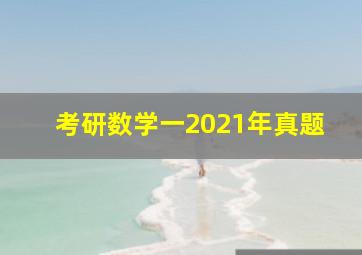 考研数学一2021年真题