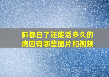 肺都白了还能活多久的病因有哪些图片和视频