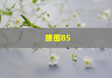 腰围85