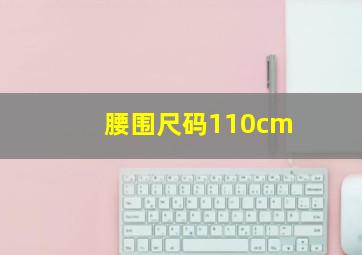 腰围尺码110cm