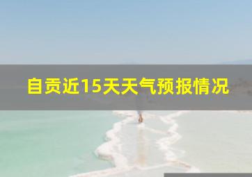 自贡近15天天气预报情况