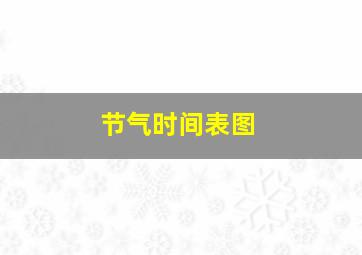 节气时间表图