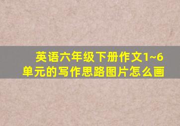 英语六年级下册作文1~6单元的写作思路图片怎么画