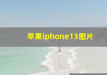 苹果iphone13图片