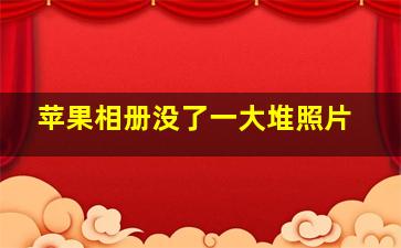 苹果相册没了一大堆照片