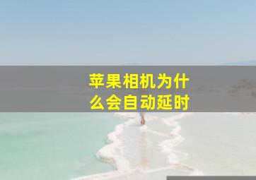 苹果相机为什么会自动延时