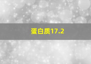 蛋白质17.2