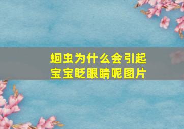 蛔虫为什么会引起宝宝眨眼睛呢图片