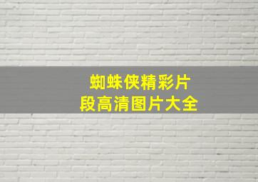 蜘蛛侠精彩片段高清图片大全