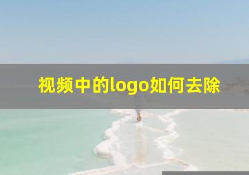 视频中的logo如何去除