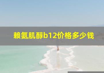 赖氨肌醇b12价格多少钱