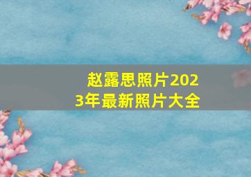 赵露思照片2023年最新照片大全