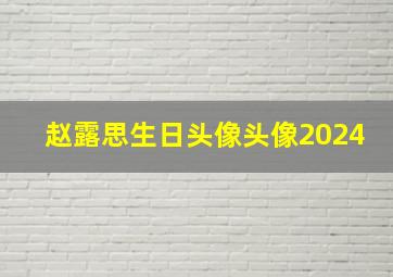 赵露思生日头像头像2024