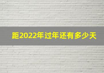 距2022年过年还有多少天