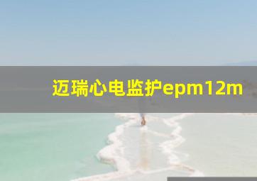 迈瑞心电监护epm12m