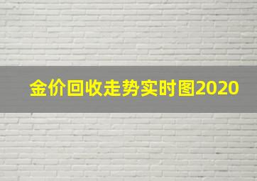 金价回收走势实时图2020