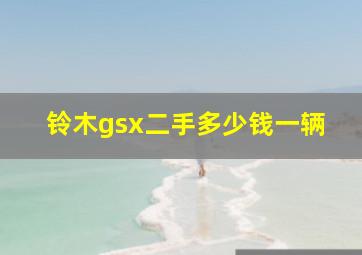 铃木gsx二手多少钱一辆