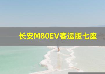 长安M80EV客运版七座