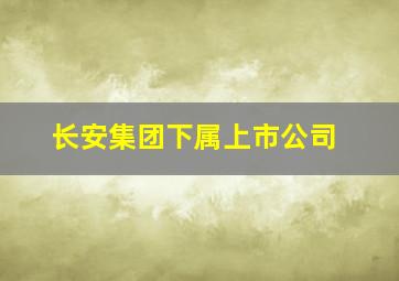 长安集团下属上市公司