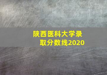 陕西医科大学录取分数线2020