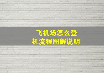 飞机场怎么登机流程图解说明