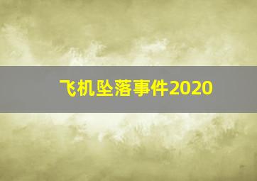 飞机坠落事件2020