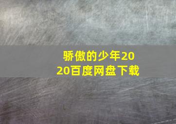 骄傲的少年2020百度网盘下载